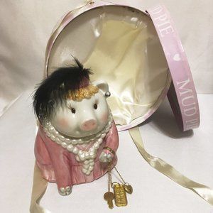 (RARE) Hand Crafted Jewelry Fund Ceramic Piggy Bank